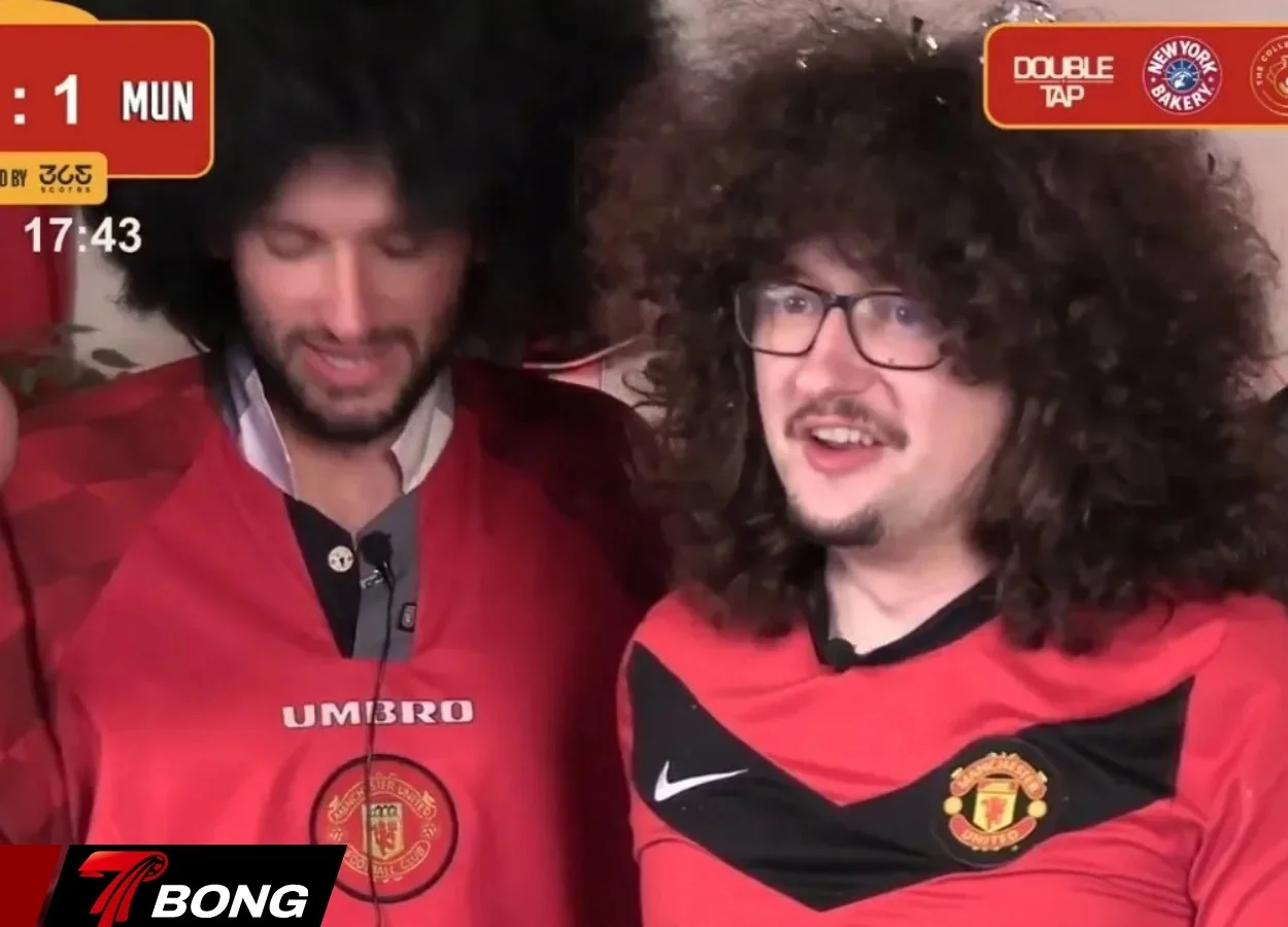 Mái tóc xù dài 25 cm của CĐV Man Utd Illett